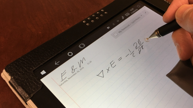 best tablet for handwriting notes 2016